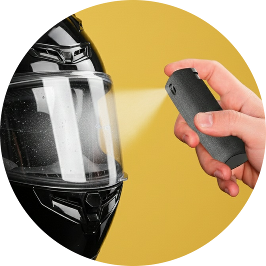Portable Visor Cleaner (Spray & Wipe)